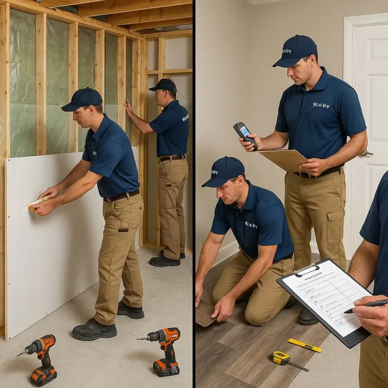 Repairs and Reconstruction process in Pottsville, AR